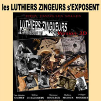 luthiers guitares et basses : Les Luthiers Zingueurs  - Exposition Guitares, Mandolines, Violons Violoncelles